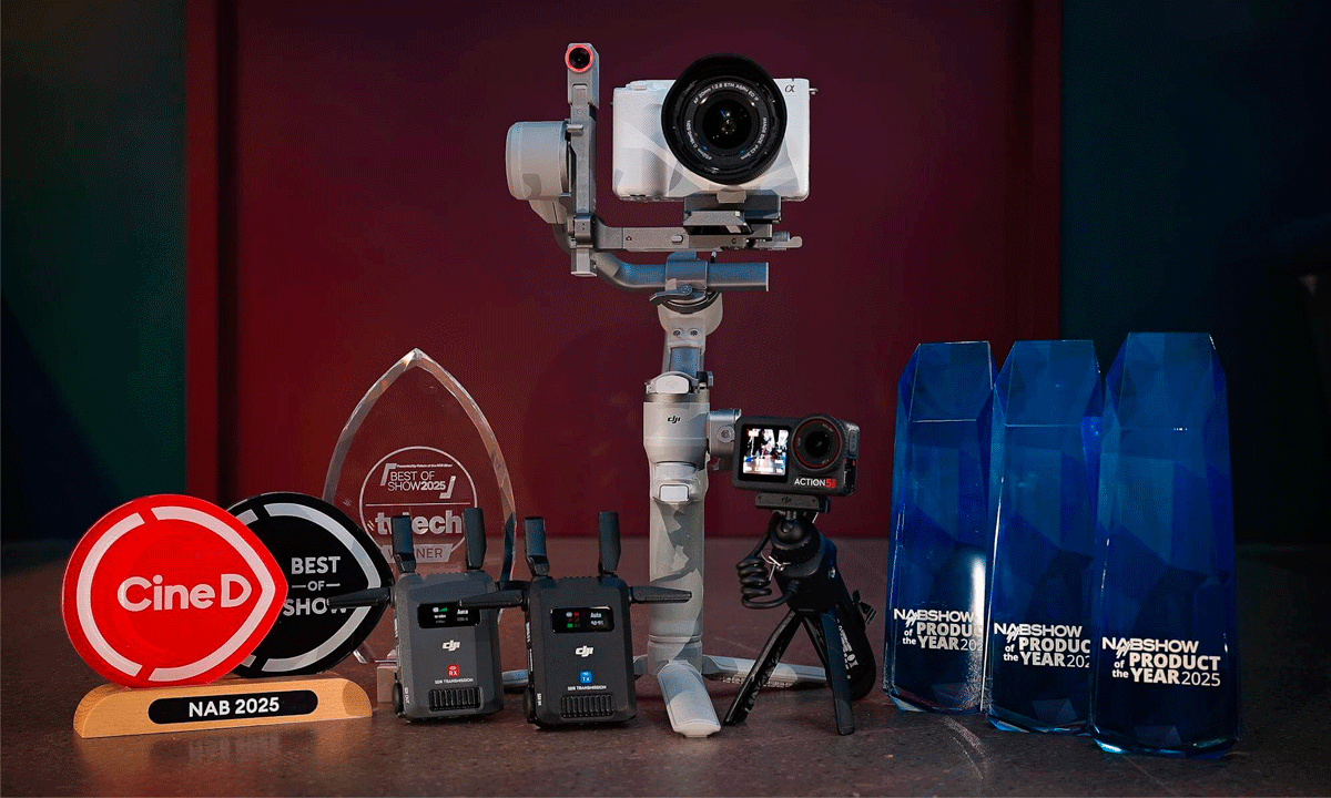 DJI покорила NAB Show 2025: с лучшим оборудованием для видеографии