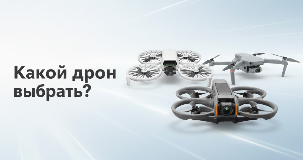 Как подобрать дрон с камерой под свои задачи?