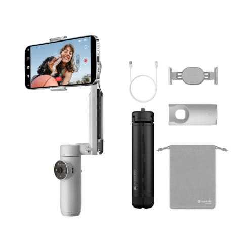 Стабилизатор для смартфона Insta360 Flow Pro Tripod Kit Stone Gray фото 5