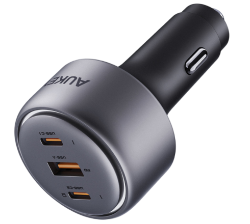 Автомобильное зарядное устройство Pathfinder 165Вт CC-P4 USB серый фото 1