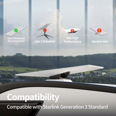 Комплект для крепления Starlink V4 Mount Mobility на крышу автомобиля, автодом, прицеп или яхту фото 6