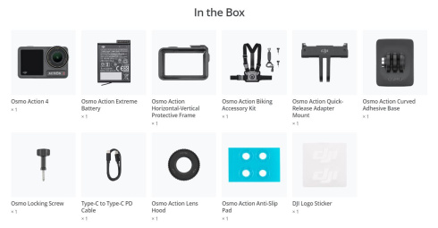 Экшн-камера Osmo Action 4 Motorcycling/Mountain Cycling Combo фото 8