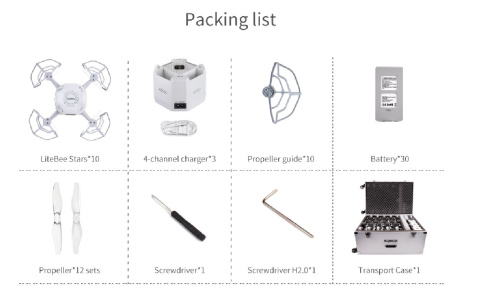 Набор дронов Litebee Stars Indoor&Outdoor Formation Show фото 4