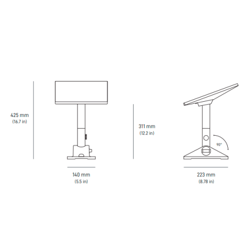Крепление поворотное для Starlink Mini Pivot Mount фото 3