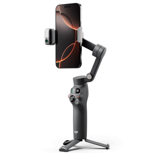 Стабилизатор для смартфона DJI Osmo Mobile 8 Vlog Combo (с микрофоном DJI Mic Mini Arctic White) фото 4