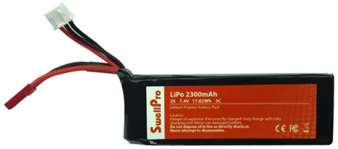 Аккумулятор SwellPro LiPo 2300mAh 2S для пульта ДУ SplashDrone 3+ фото 1