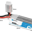 LiPo-аккумулятор BetaFPV 450mAh 4S 75C фото 3