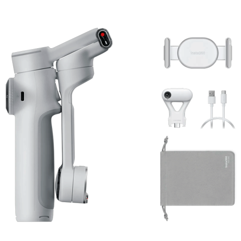 Стабилизатор Insta360 Flow 2 Pro AI Tracker Bundle/ Stone Gray фото 2