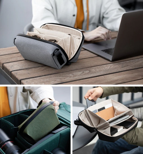 Органайзер PGYTECH Mini Tech Pouch (Smoky Grey) фото 3