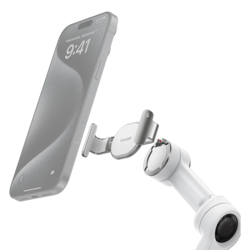 Магнитный зажим Insta360 Flow 2 Pro Summit White фото 1
