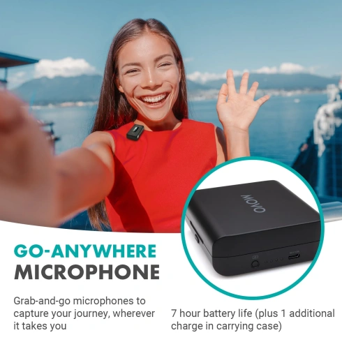 Беспроводной микрофон MOVO WMX-2-DUO фото 2