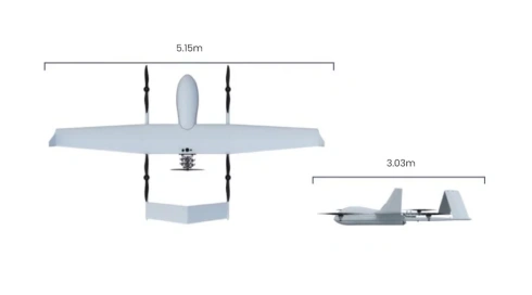 VTOL-дрон JOUAV CW-100II Gasoline фото 2