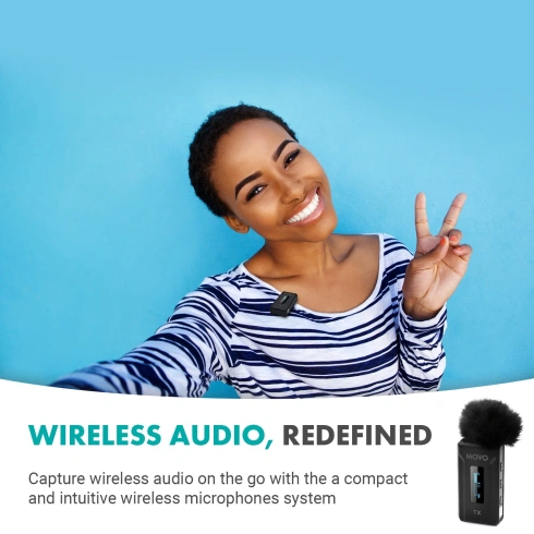 Беспроводной микрофон MOVO WMX-2 фото 2