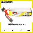 Аккумулятор GaoNeng 660mah 3S1P 11.4V HV 90C фото 4