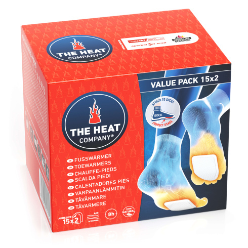Грелки для ног The Heat Company Toewarmers 8h (15 pairs) фото 1