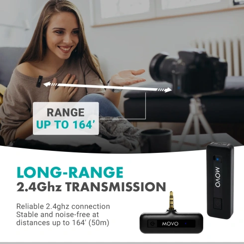 Беспроводной микрофон MOVO Mini-DUO фото 7