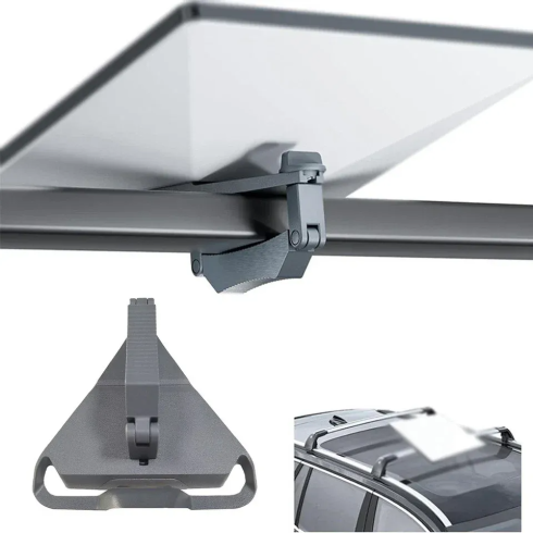 Кронштейн для Starlink Mini на железный багажник крыши автомобиля фото 3