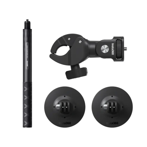 Комплект креплений Insta360 Motorcycle + Invisible Selfie Stick фото 2
