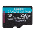 Карта памяти Kingston Canvas Go! Plus microSD 256GB фото 1
