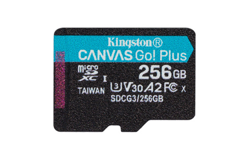 Карта памяти Kingston Canvas Go! Plus microSD 256GB фото 1