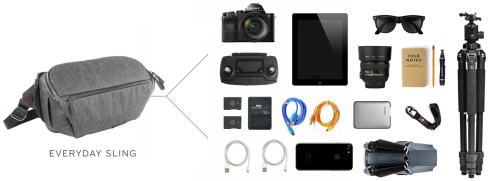 Сумка Peak Design The Everyday Sling 10L Gray фото 16