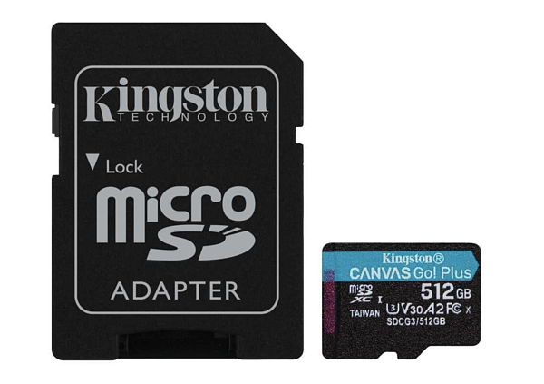 Карта памяти Kingston Canvas Go! Plus microSD 512GB