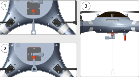 Механизм троллинга лески SwellPro TrollSafe для дрона SplashDrone 3+ фото 3
