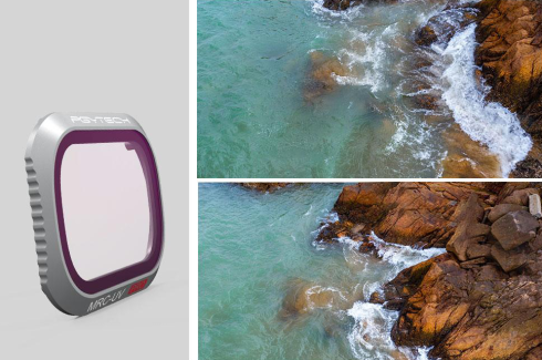 Фильтр PGYTECH MRC-UV (Professional) для DJI Mavic 2 Pro фото 3