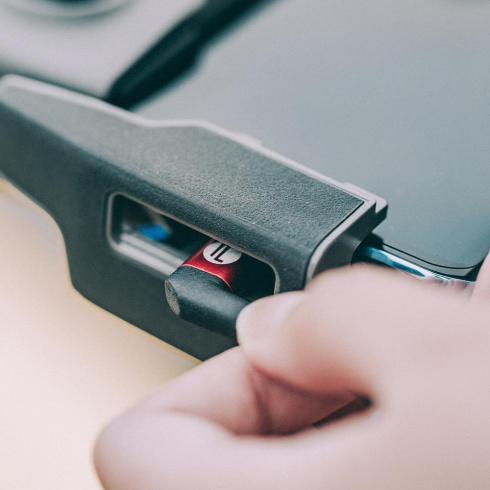 Кабель PGYTECH USB A - Lightning (35 см) фото 4