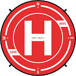 Посадочный коврик PGYTECH 160cm Landing Pad For Drones (Weighted)