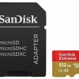 Карта памяти SanDisk Extreme microSD 512 GB + SD Adapter фото 1