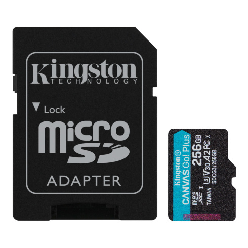Карта памяти Kingston Canvas Go! Plus microSD 256GB фото 2