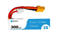 LiPo-аккумулятор BetaFPV 300mAh 3S 45C