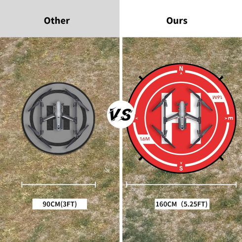 Посадочный коврик PGYTECH 160cm Landing Pad For Drones (Weighted) фото 6