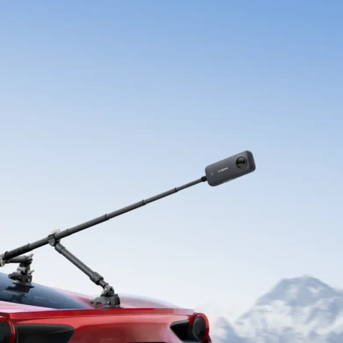 Крепление Insta360 Triple Suction Cup Car + Монопод Invisible Selfie Stick фото 4