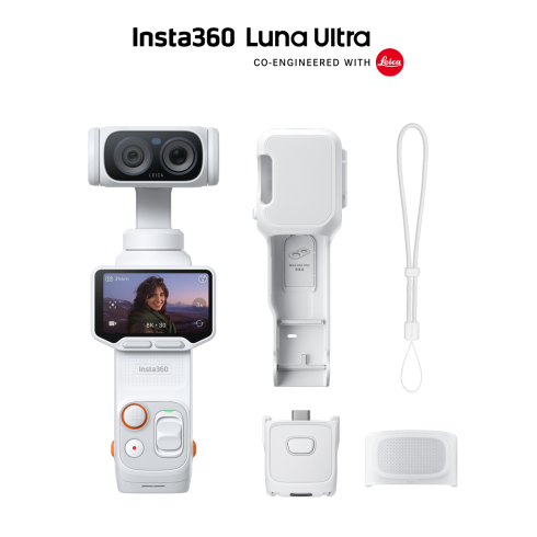 Экшн-камера Insta360 Luna Ultra Standard Bundle (Stellar White) фото 2