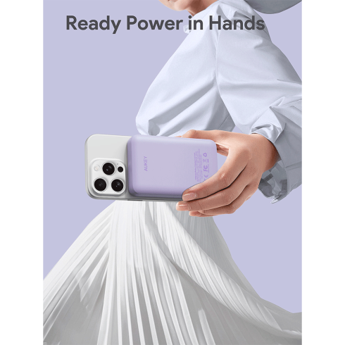 Внешний аккумулятор Aukey PB-MS04 10000 мАч 20 Вт темно-серый фото 4