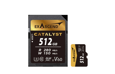 Карта памяти MicroSD ExAscend Catalyst SDXC I 512GB + SD adapter фото 5