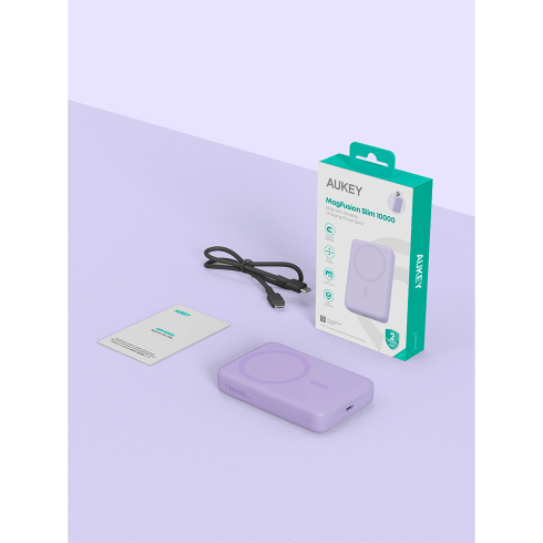 Внешний аккумулятор Aukey PB-MS04 10000 мАч 20 Вт темно-серый фото 3