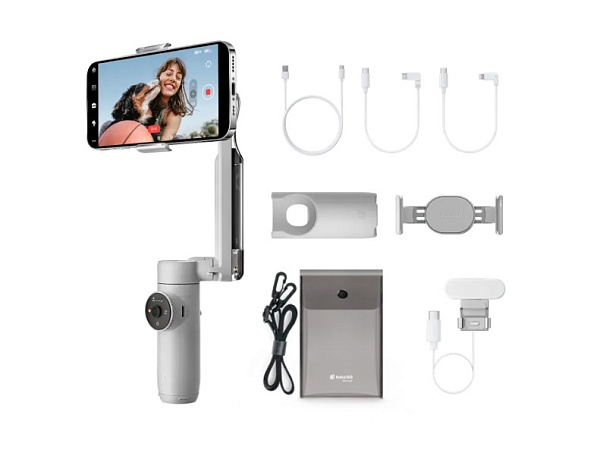 Стабилизатор для смартфона Insta360 Flow Creator Kit Stone Gray