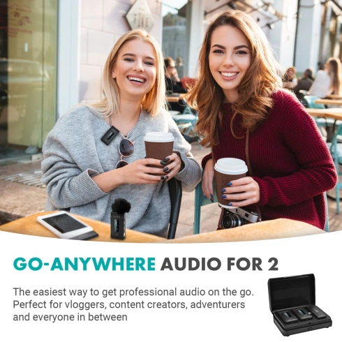 Беспроводной микрофон MOVO WMX-2-L-DUO фото 3