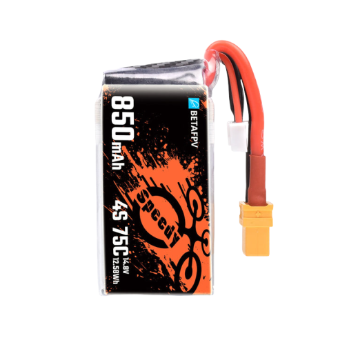 LiPo-аккумулятор BetaFPV 850mAh 4S 75C XT60 2шт фото 2