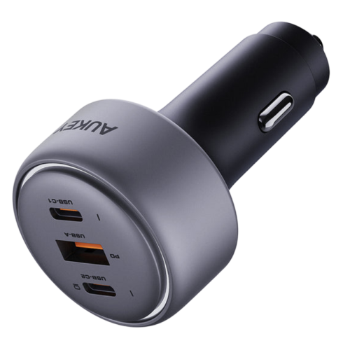 Автомобильное зарядное устройство Pathfinder 100Вт CC-P3 USB серый фото 1