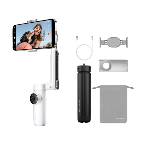 Стабилизатор для смартфона Insta360 Flow Pro Tripod Kit Summit White фото 5