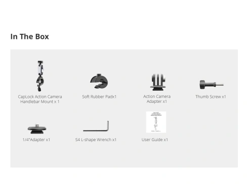 Крепление на руль PGYTECH CapLock Action Camera фото 2