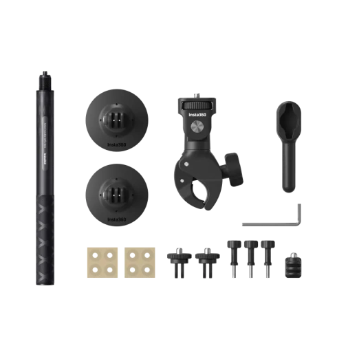 Комплект креплений Insta360 Motorcycle + Invisible Selfie Stick фото 1