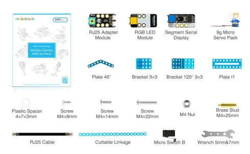 Комплект Makeblock Variety Gizmos Robot 8-in-1 | mBot/Ranger фото 1