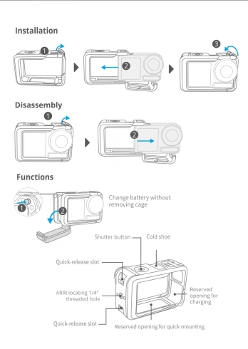 Чехол PGYTECH | Osmo Action 3 фото 10