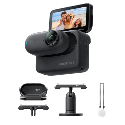 Экшн-камера Insta360 GO 3 Black Action Kit фото 1