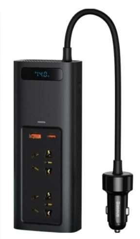 Автомобильный инвертор Baseus Power Inverter Pro 12V-220V 150W для Starlink фото 1